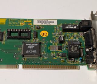 3COM 3C509B-C Etherlink III Netzwerk Karte 03-0021-001 Rev.A