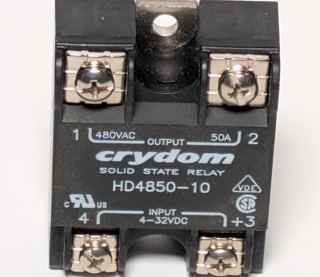 Crydom HD4850-10 Halbleiterrelais 50A 480VAC, Steuerspannung 4-32VDC