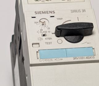 Siemens 3RV1031-4EA10 Leistungsschalter 22 - 32A, Motorschutzschalter