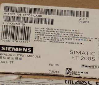 Siemens ET 200S 6ES7135-4FB01-0AB0 Analogausgabemodul 2AO U ST