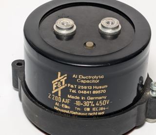 F&T Al Electrolytic Capacitor 450V - 2200µF