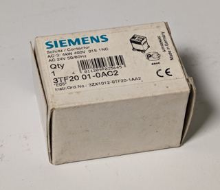 Siemens 3TF2001-0AC2 Contactor Motor Control