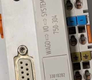 WAGO 750-304 – Beschriftung WAGO I/O SYSTEM 750-304